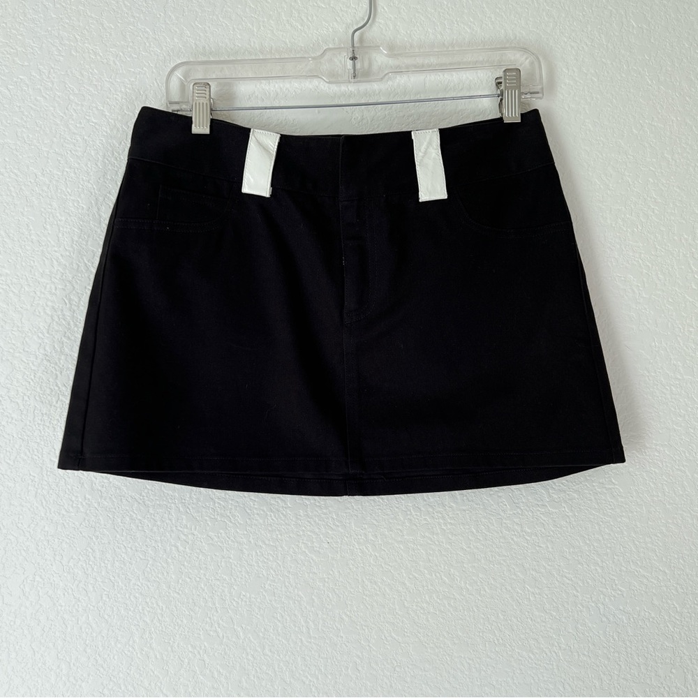 Alice + Olivia Black Mini Skirt Size 8